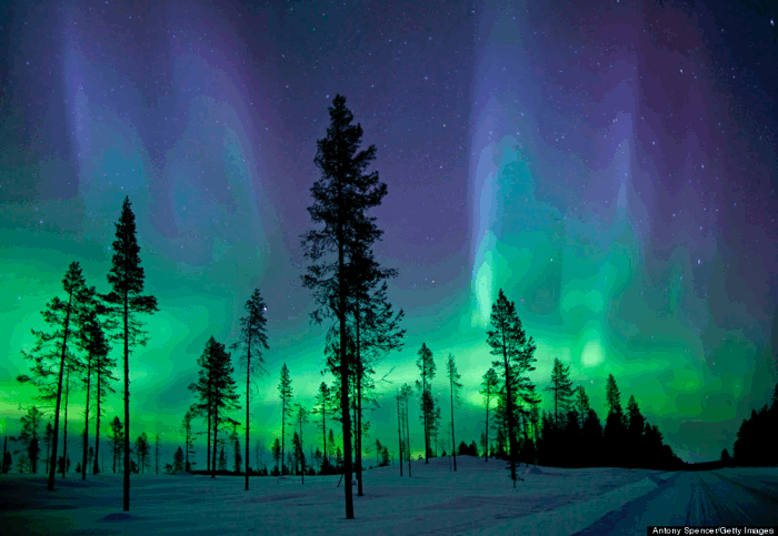 Aurora Borealis at the Arctic Circle