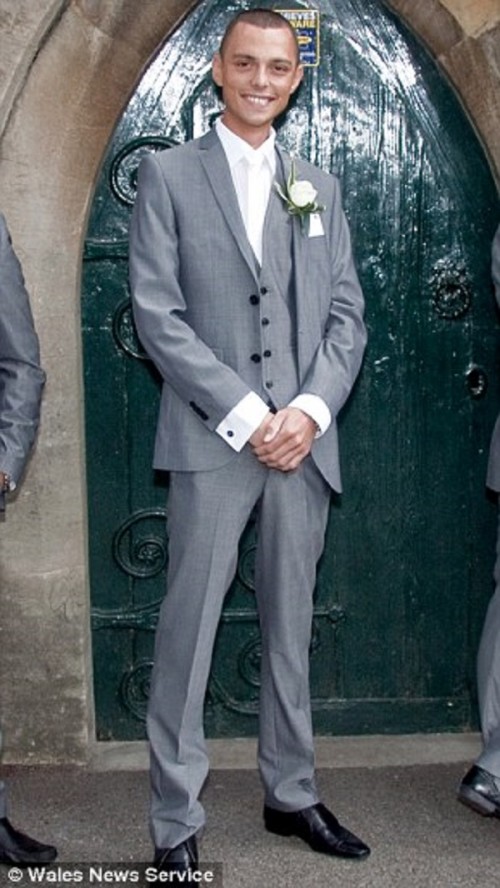 Chris Price In His Wedding Suit