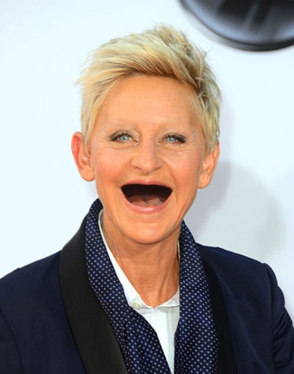 Celebrities Without Teeth and Eyebrows These Are