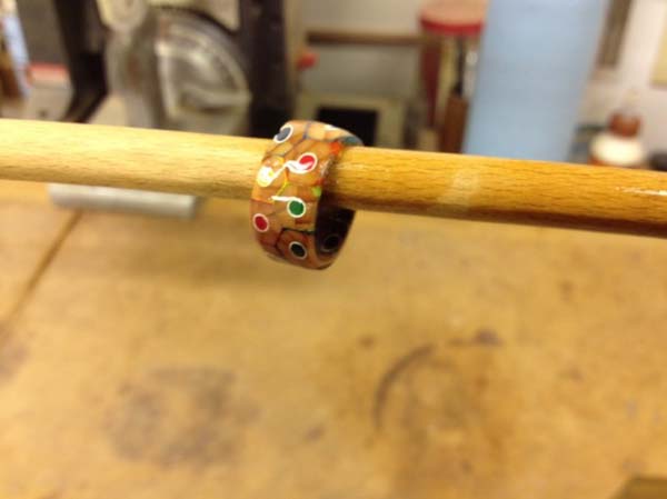 Lacquered Pencil Ring