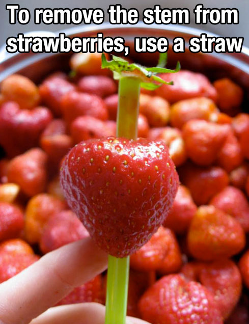 Strawberries - life hack