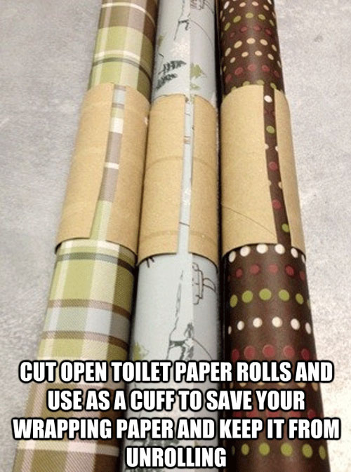 Toilet rolls - life hack