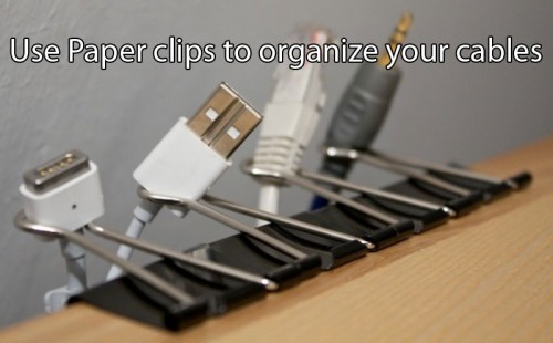 paper clips - life hack
