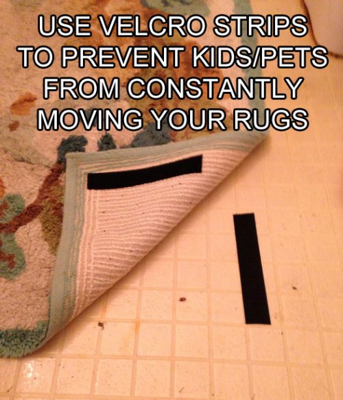 velcro-strips-keep-rugs-in-place-life-hack
