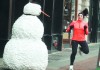 Scary Snowman Terrorizes Boston