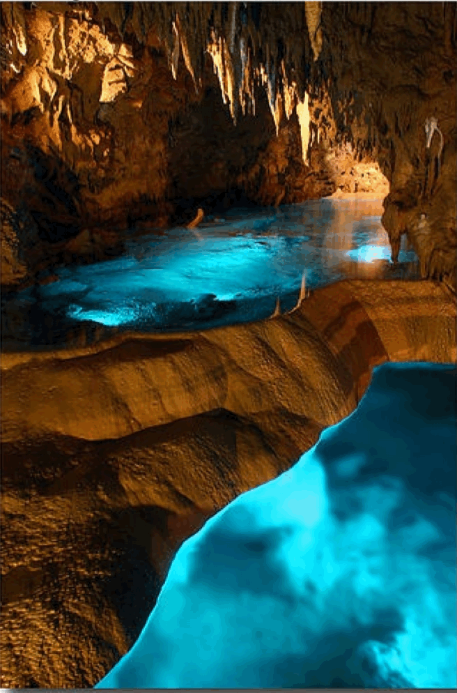 Illuminated Caves Okinawa Japan