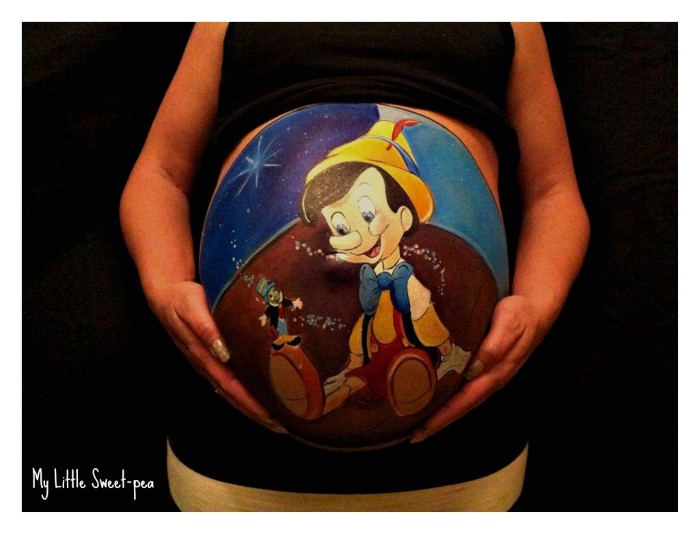 Pinocchio Pregnancy Art