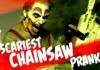 Clown Chainsaw Prank