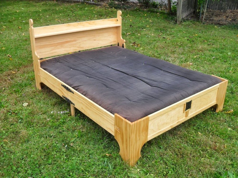 This amazing Fold Up Bed Can Be Stored In a Small Wooden ...