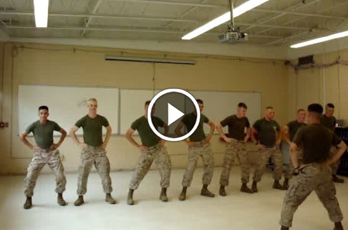 Fun Loving Marines Do Hilarious Dance To 'Jump On It'! | BoredomBash