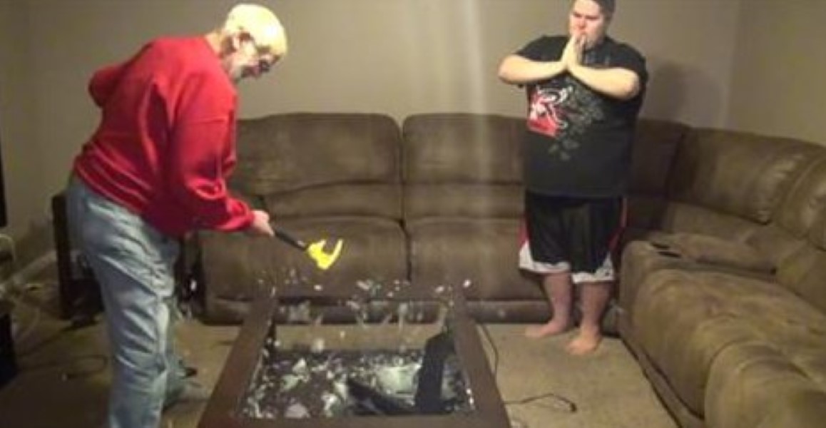 Angry Grandpa Smashes Up This Kid's PS4! | BoredomBash