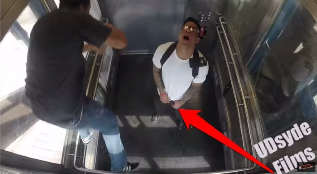 Crazy Funny Elevator Pee Prank Gets Out Of Control BoredomBash