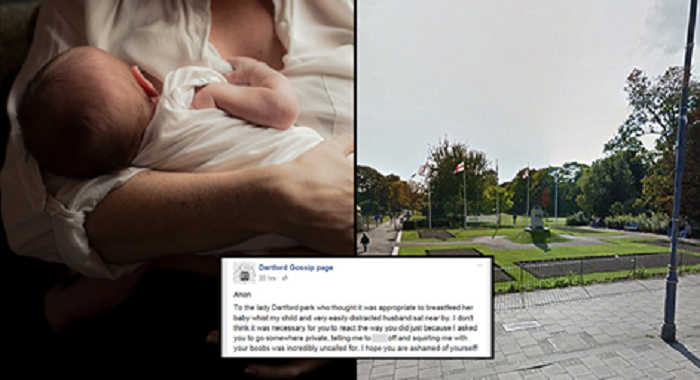 Breast Feeding Mom Squirts Milk At Woman Who Asked Her To Stop